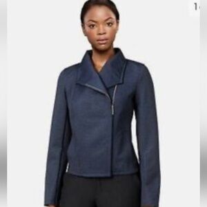 Tommy Hilfiger Women's Dark Blue Zip Front Jacket